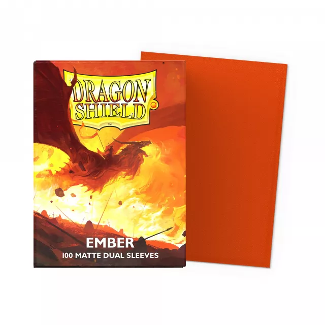 Kártyavédő tokok Dragon Shield - Matte Dual Sleeves Ember (100 db)