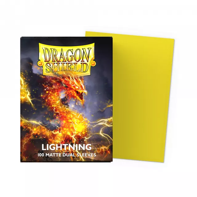 Kártyavédő tokok Dragon Shield - Matte Dual Sleeves Lightning (100 db)