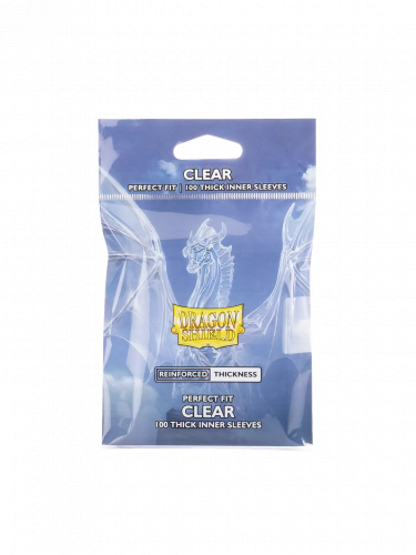 Kártyavédő tokok Dragon Shield - Perfect Fit Hard Toploading Clear (100 db)