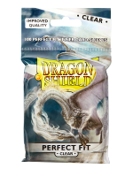 Védőcsomagolás kártyákhoz Dragon Shield - Perfect Fit Toploading Clear (100 db)