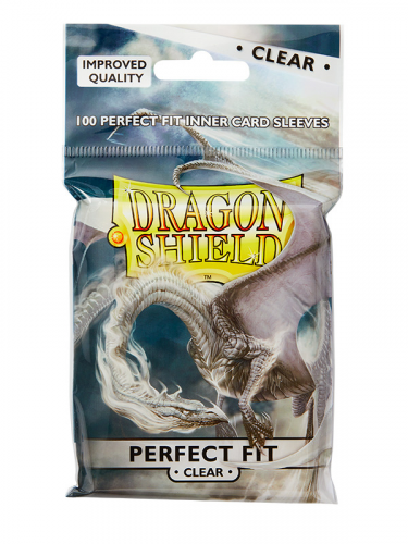 Védőcsomagolás kártyákhoz Dragon Shield - Perfect Fit Toploading Clear (100 db)