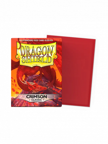 Védőcsomagolás kártyákhoz Dragon Shield - Standard Sleeves Classic Crimson (100 db)