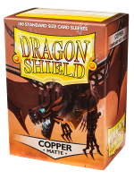 Védőcsomagolás kártyákhoz Dragon Shield - Standard Sleeves Matte Copper (100 db)