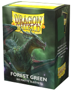 Védőcsomagolás kártyákhoz Dragon Shield - Standard Sleeves Matte Forest Green (100 db)