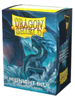 Védőcsomagolás kártyákhoz Dragon Shield - Standard Sleeves Matte Midnight Blue (100 ks)