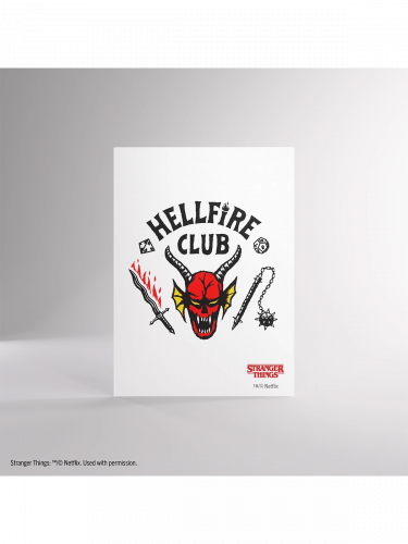 Kártyavédő fóliák Stranger Things – Hellfire Club: Premium Art Sleeves Card Hellfire Club (50 db)