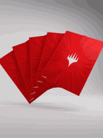 Kártyavédő tokok Gamegenic - Marvel Super Heroes - Premium Double Sleeving Comic Burst Red (105db)