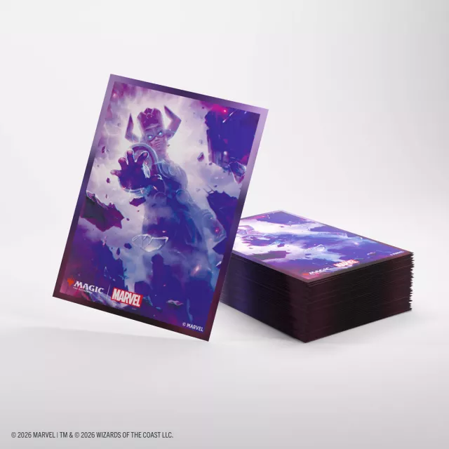 Kártyavédő tokok Gamegenic - Marvel Super Heroes - Premium Double Sleeving Galactus Token (105db) - Magic The Gathering