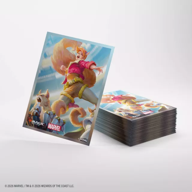 Kártyavédő tokok Gamegenic - Marvel Super Heroes - Premium Double Sleeving GoNuts! (105db) - Magic The Gathering