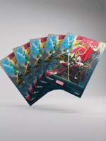 Kártyavédő tokok Gamegenic - Marvel Super Heroes - Premium Double Sleeving Loki/Doctor Doom (105ks)