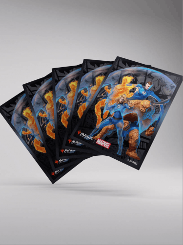 Kártyavédő tokok Gamegenic - Marvel Super Heroes - Premium Double Sleeving The Fantastic Four (105db)