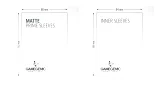 Védőburkolatok kártyákhoz Gamegenic - Matte Double Sleeving Pack (2x 100 ks) - Magic The Gathering
