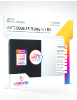 Védőburkolatok kártyákhoz Gamegenic - Matte Double Sleeving Pack (2x 100 ks)