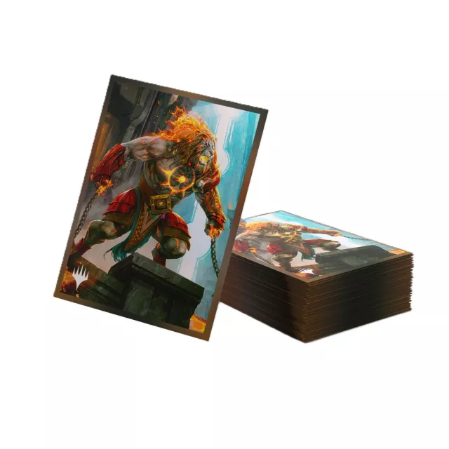 Kártyavédő tokok Gamegenic - MTG x Reality Fracture: Premium Art Sleeves Ajani, Path of Vengeance (105 db) - MTG: Reality Fracture