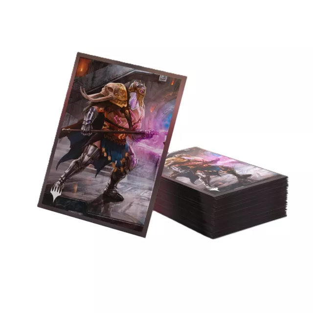 Kártyavédő tokok Gamegenic - MTG x Reality Fracture: Premium Art Sleeves Garruk of the Veil (105 db) - MTG: Reality Fracture