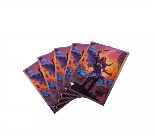 Kártyavédő tokok Gamegenic - MTG x Reality Fracture: Premium Art Sleeves Nissa, Leyline Tamer (105 db) - Magic The Gathering