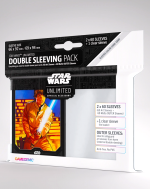 Védőtok kártyákhoz Gamegenic - Star Wars: Unlimited Art Double Sleeving Pack Luke Skywalker (2x 60 ks)