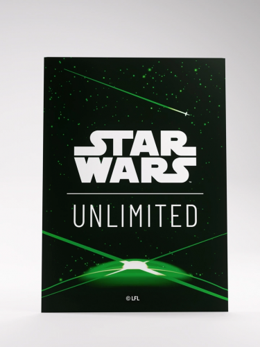 Védőcsomagolás kártyákhoz Gamegenic - Star Wars: Unlimited Art Sleeves Card Back Green (61 ks)