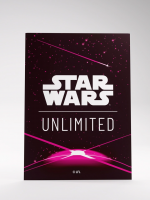 Védőcsomagolás kártyákhoz Gamegenic - Star Wars: Unlimited Art Sleeves Card Back Magenta (62 db)