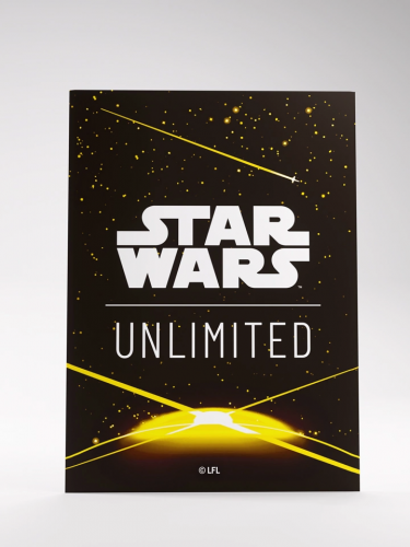 Védőcsomagolás kártyákhoz Gamegenic - Star Wars: Unlimited Art Sleeves Card Back Yellow (61 ks)