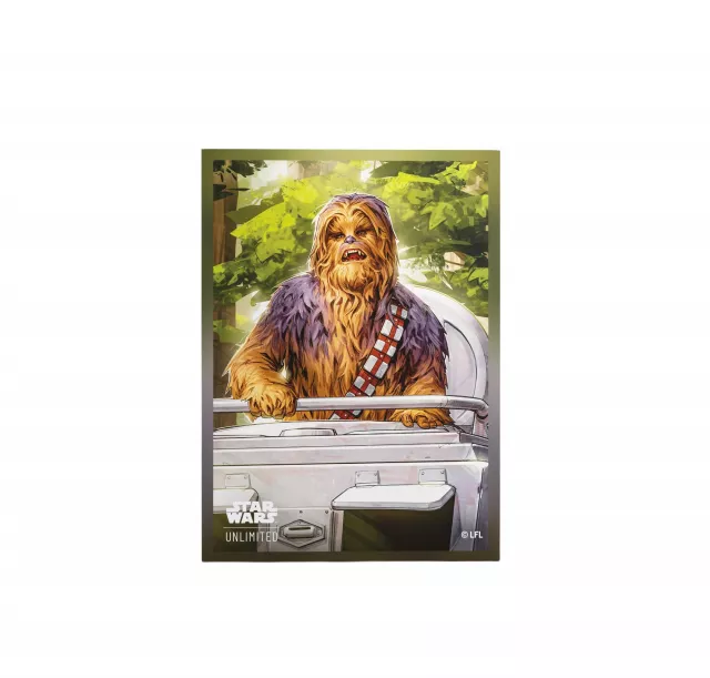 Kártyavédők Gamegenic - Star Wars: Unlimited Art Sleeves: Chewbacca (80 db)