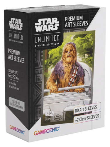 Kártyavédők Gamegenic - Star Wars: Unlimited Art Sleeves: Chewbacca (80 db)