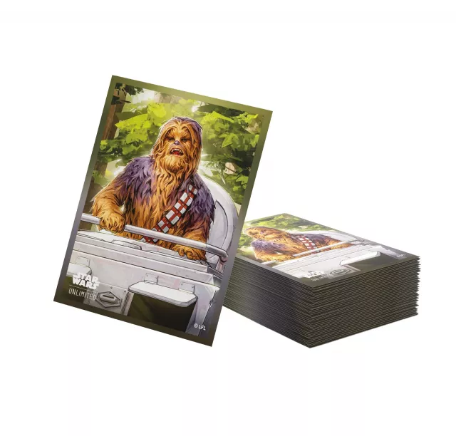 Kártyavédők Gamegenic - Star Wars: Unlimited Art Sleeves: Chewbacca (80 db)