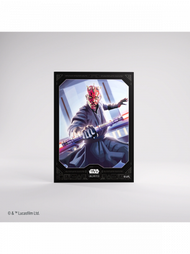 Kártyavédő tokok Gamegenic  – Star Wars: Unlimited Art Sleeves Darth Maul (62 db) 