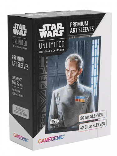 Kártyavédők Gamegenic - Star Wars: Unlimited Art Sleeves: Grand Moff Tarkin (80 db)