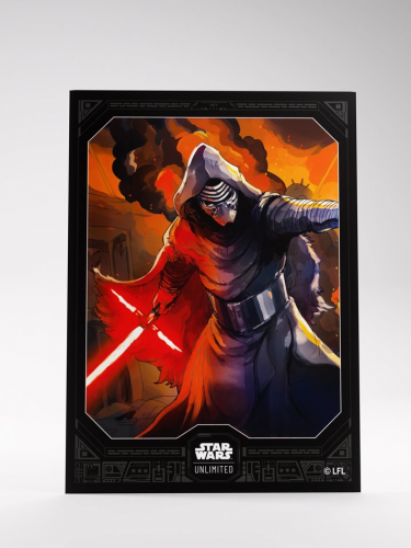 Védőcsomagolás kártyákhoz Gamegenic - Star Wars: Unlimited Art Sleeves Kylo Ren (61 db)