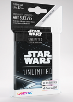 Védőcsomagolás kártyákhoz Gamegenic - Star Wars: Unlimited Art Sleeves Logo Black (61 db)