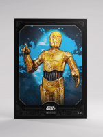 Kártyavédő tokok Gamegenic - Star Wars: Unlimited: Premium Art Sleeves C-3PO (60 db)