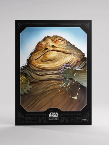 Kártyavédő tokok Gamegenic - Star Wars: Unlimited: Premium Art Sleeves Jabba the Hutt (60 db)