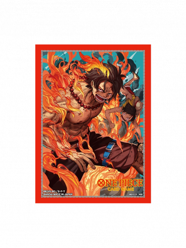 Kártyavédő fóliák One Piece – Portgas D. Ace Official Card Sleeves (70 db)