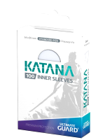 Védőcsomagolás kártyákhoz  Ultimate Guard - Katana Inner Sleeves Standard Size Transparent (100 ks)