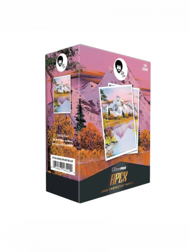 Kártyákhoz való védőtokok Ultra PRO - Bob Ross: Mighty Mountain Lake Apex Deck Protectors Sleeves (105 db)