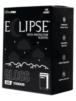 Kártyavédő tokok Ultra Pro - Eclipse Deck Protector - Jet Black (105 db)