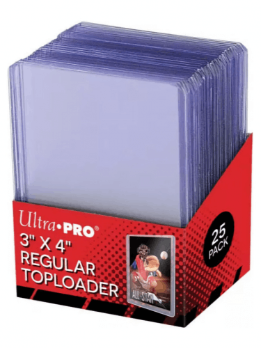 Védőburkolatok kártyákhoz Ultra Pro - Regular Toploader (25 db)
