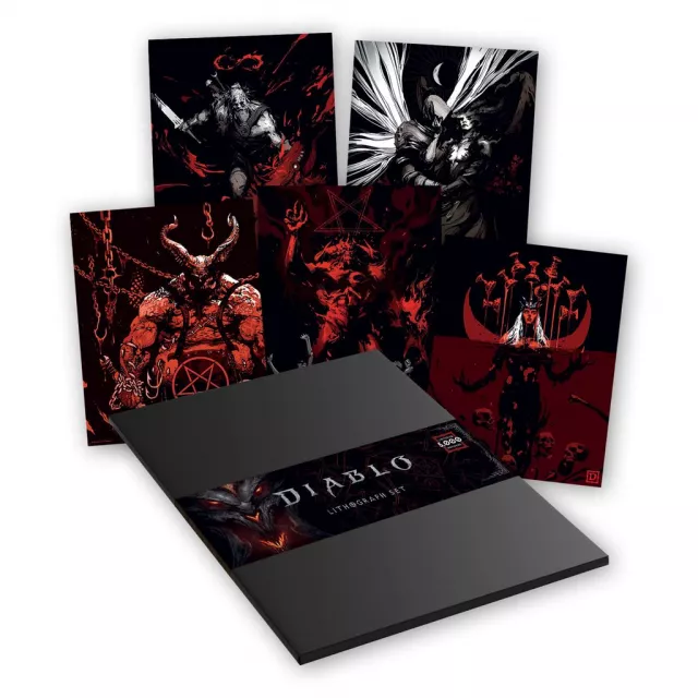 Litografie Diablo - Premium Art Set (5 db) - Poszter