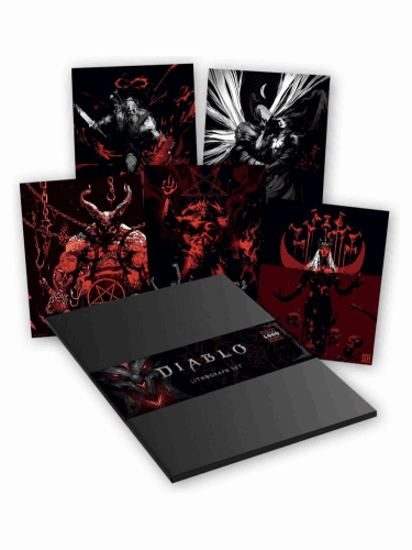 Litografie Diablo - Premium Art Set (5 db)