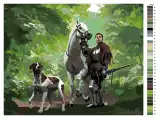 Számfestő Kingdom Come: Deliverance II – Henry és Mutton az erdőben (vászonkép) - Xzone Originals