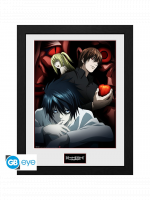 Bekeretezett poszter Death Note - Light, L and Misa