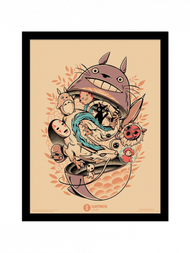 Keretes poszter Ghibli - Matryoshka Totoro (My Neighbor Totoro)