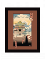 Bekeretezett poszter – Ghibli: Ukiyoe Spirits
