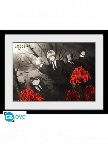 Bekeretezett poszter Tokyo Ghoul: RE - Red Flowers