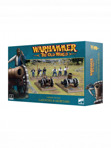 Warhammer The Old World - Empire of Man - Cannons and Mortars (8 figura)