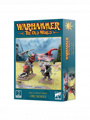 Warhammer The Old World - Orc & Goblin Tribes - Orc Bosses (2 figurak)