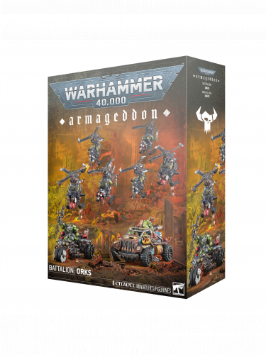 W40k: Armageddon - Battalion: Orks (8 figura)