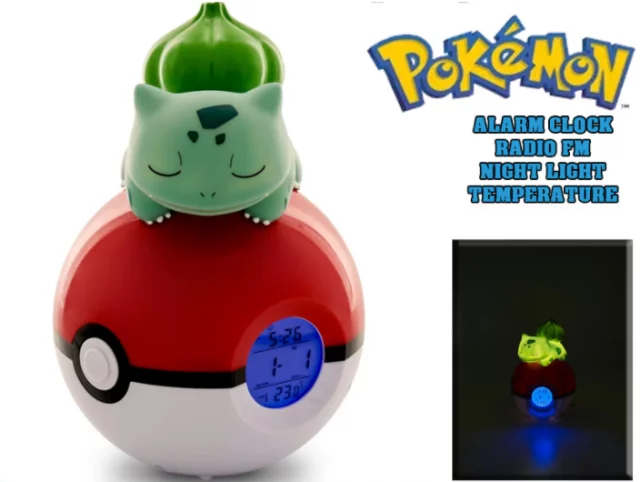 Pokémon ébresztőóra - Bulbasaur