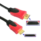 Kabel Mini HDMI na HDMI - 1,5m - pozlacené konektory